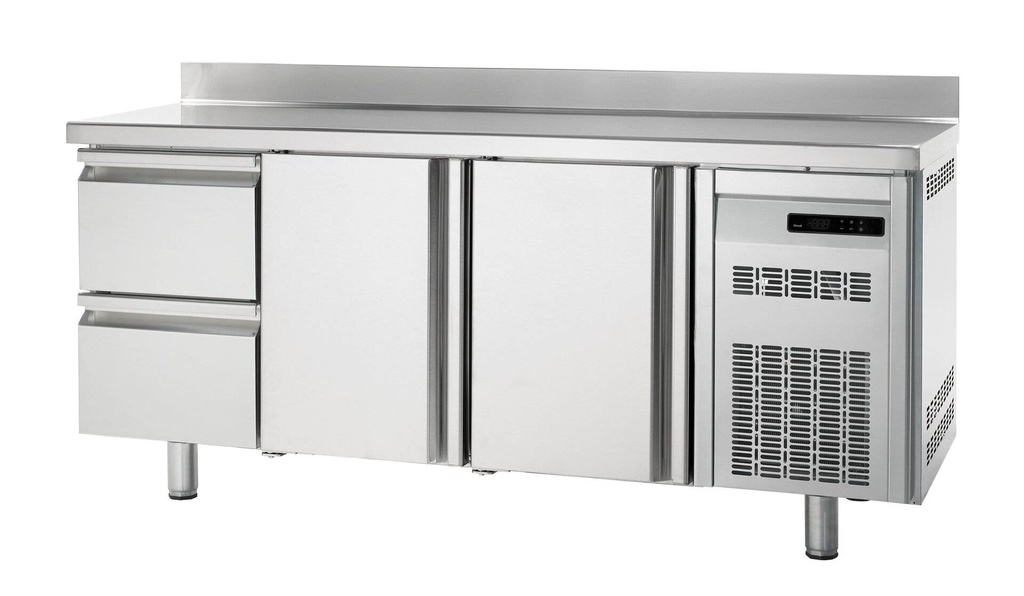 [KT-PREMIUM2/2_ENAK] Bäckereikühltisch Premium 2/2 mit Aufkantung