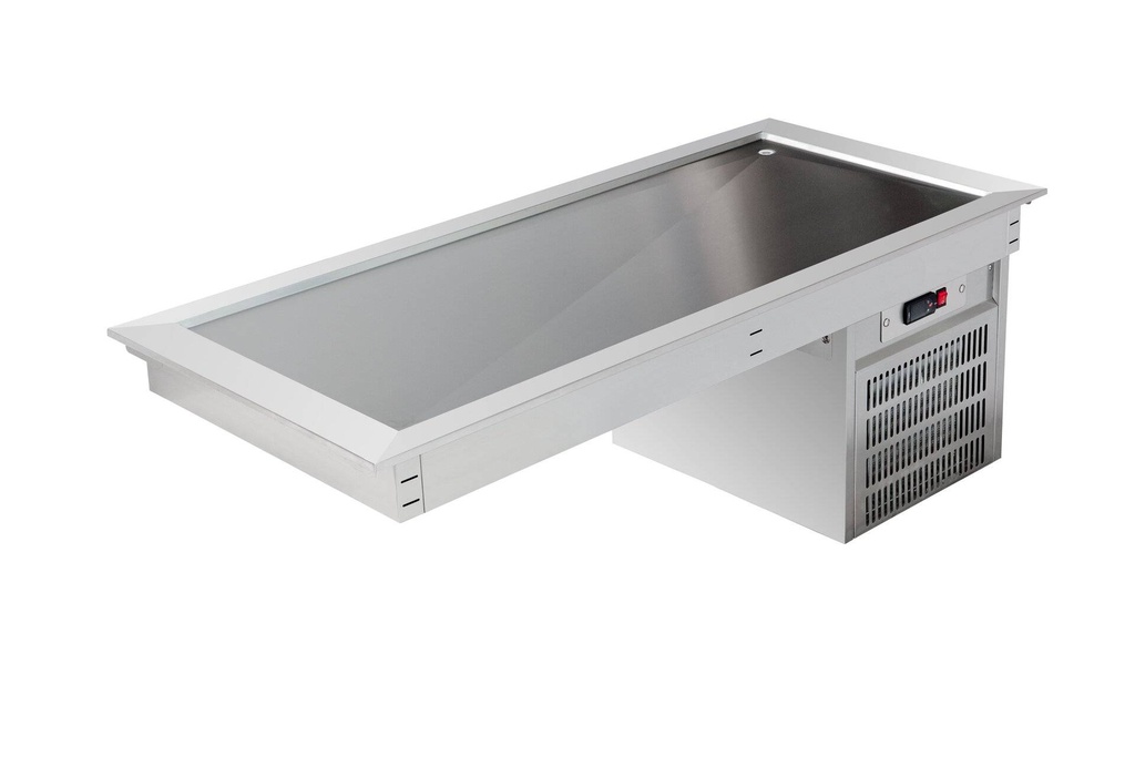 [EKKP-411] Einbau-Kontaktkühlplatte 4 GN1/1