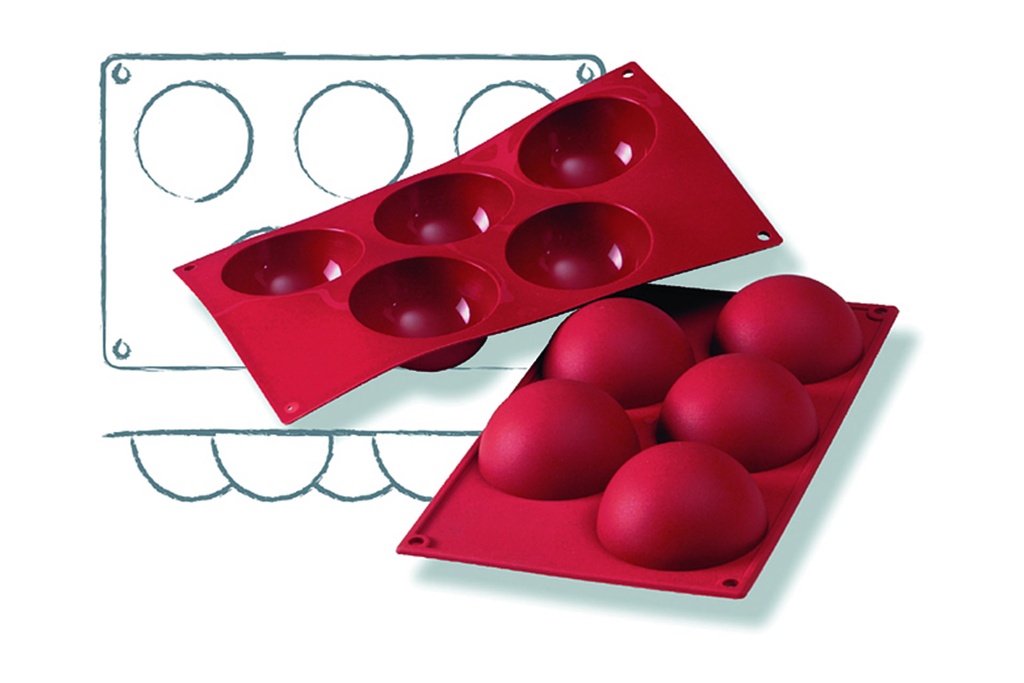 [115003] Silikon-Backform, Halbkugel, 300 x 175 mm