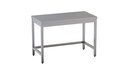 Edelstahl Arbeitstisch Eco 18x6 ohne Grundboden