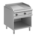 Elektrogrillplatte  Serie 900 - 80/90 - ⅔ glatt, ⅓ gerillt