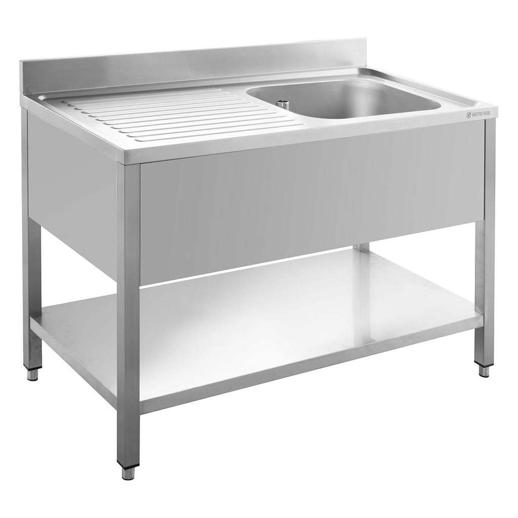 [SPT-ECO1260R] Spültisch ECO 12x6 mit 1 Becken rechts