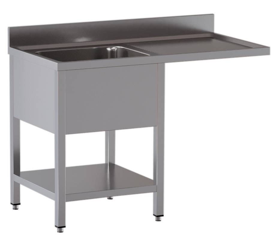 [SPZT-ECO1260L] Spülzentrum ECO 12x6 mit 1 Becken Links