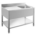 Spültisch ECO 10x6 mit 1 Becken rechts