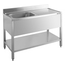 Spültisch ECO 10x6 mit 1 Becken links