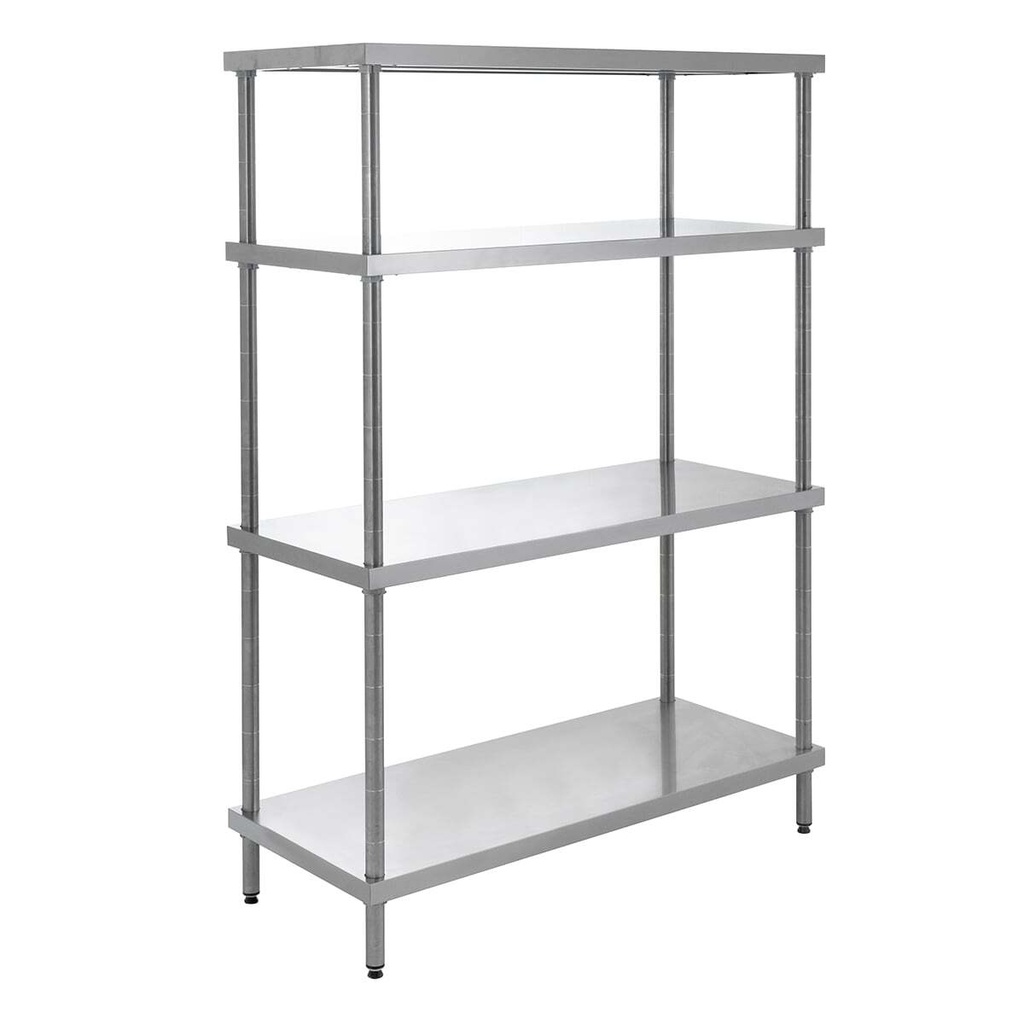 [RR-ECO1550] Edelstahl Regal ECO 1500x500x1800 mm