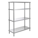 Edelstahl Regal ECO 800x500x1800 mm