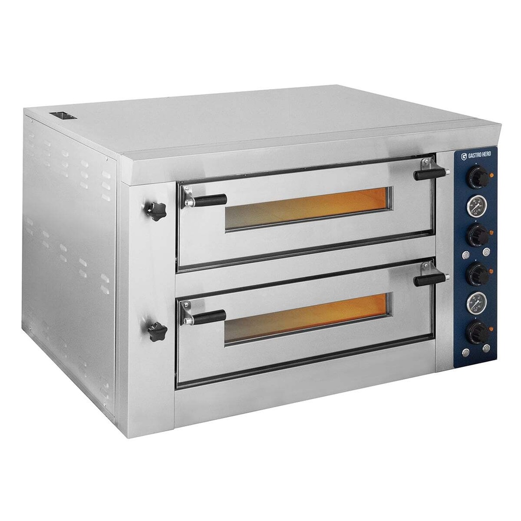 [PZO-ECO12L] Pizzaofen ECO 6+6x34cm breit