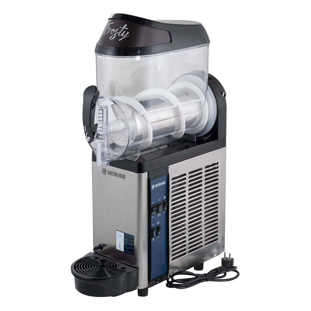 [SIME112] Slush Eis Maschine 1x 12 Liter Edelstahl schwarz