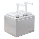 Saucenspender - 2x 3 Liter - Dosierpumpe PP