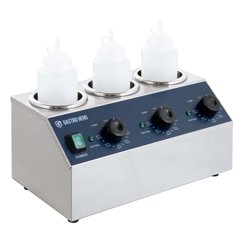 [SWE3F] Saucenwärmer - 3 x 1 L - beheizbar