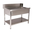 Zulauftisch PROFI 1800 x 700 Links für HSM ECO, PROFI & HYPRO