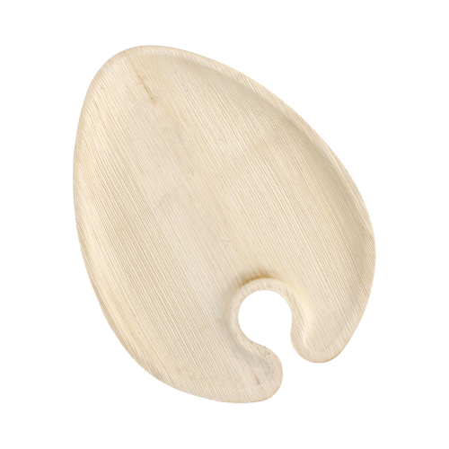 [37300] 4 x 25 Cater Plates "pure" oval 23,5 cm x 18 cm x 1,3 cm