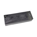 6 x 300 Snackservietten "DAILY Collection" 1/4-Falz 24 cm x 16,5 cm schwarz "Enjoy your Meal"
