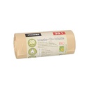 25 x 20 Müllbeutel mit Tragegriffen aus 100% PCW "Waste-To-Waste" 30 l 64,5 cm x 54 cm beige