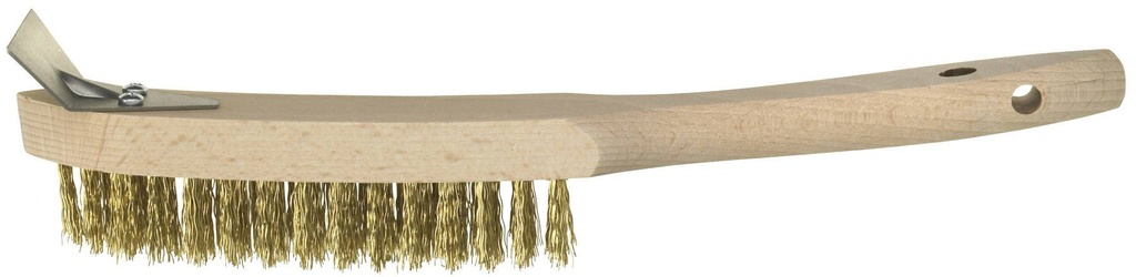 [37966] Grill- & Backblech-Reinigungs-Bürste Messingdraht Schaber