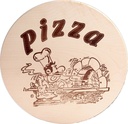 Pizzateller Ahornholz