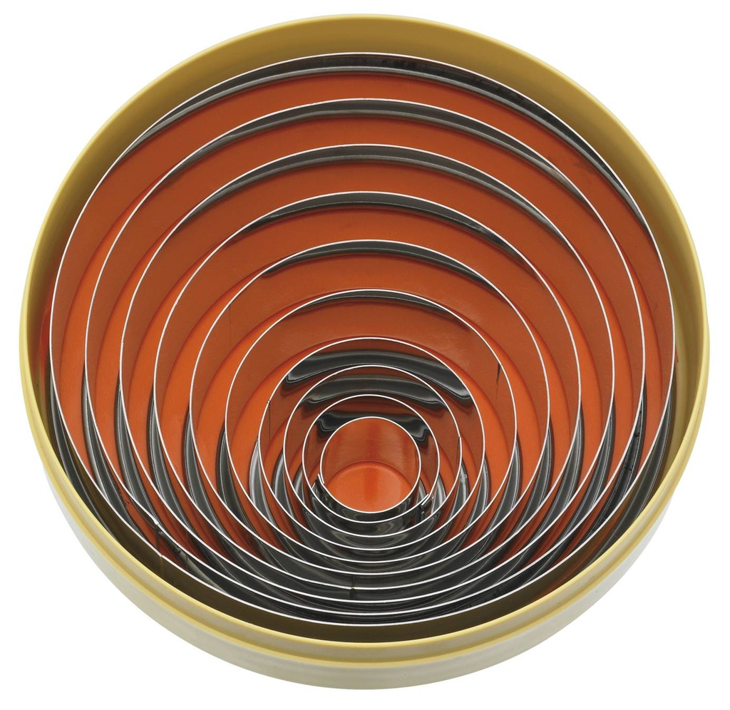 [14012M] Ausstecher-Satz rund & glatt