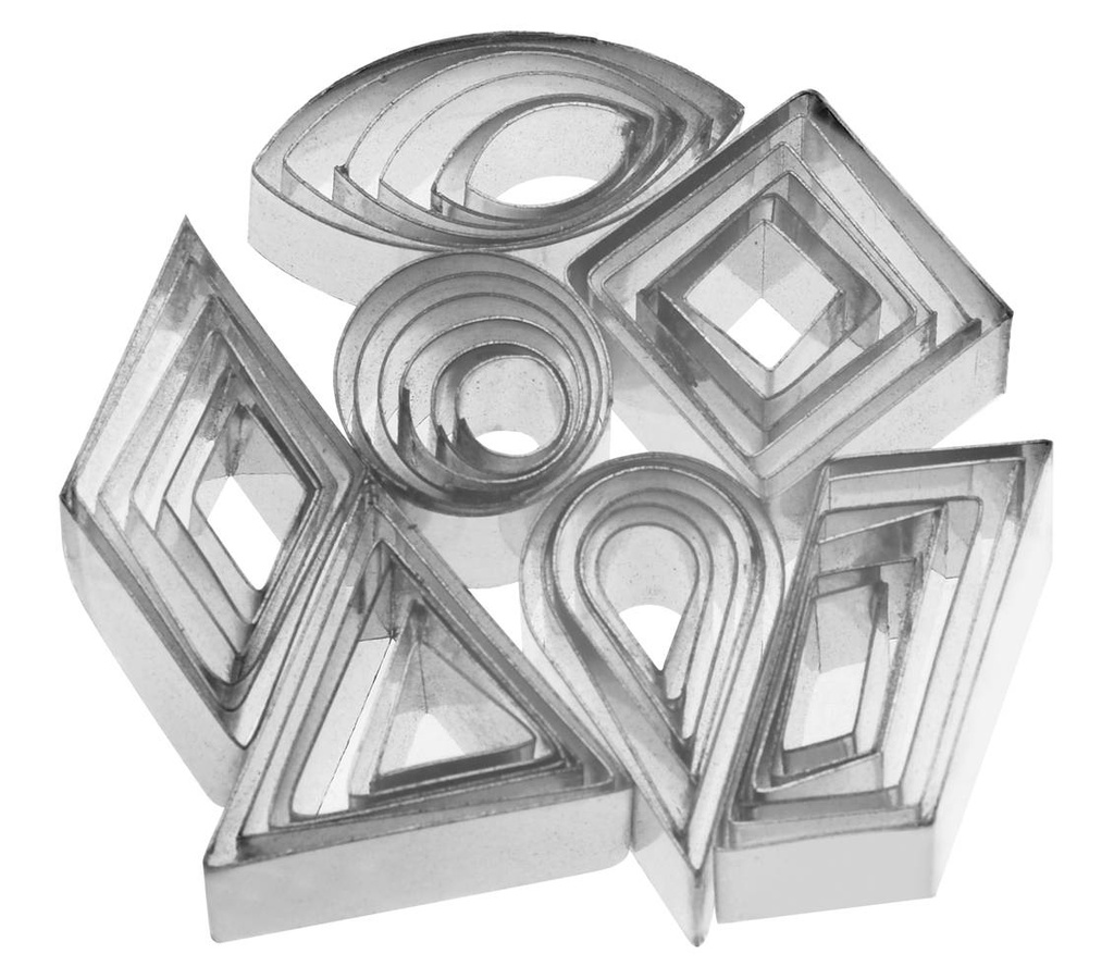 [18942] Ausstecher-Satz Mosaik 42-teilig