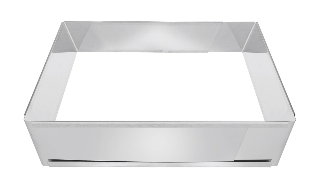 [33713] Ausziehbarer Backrahmen aus Edelstahl, 50 mm