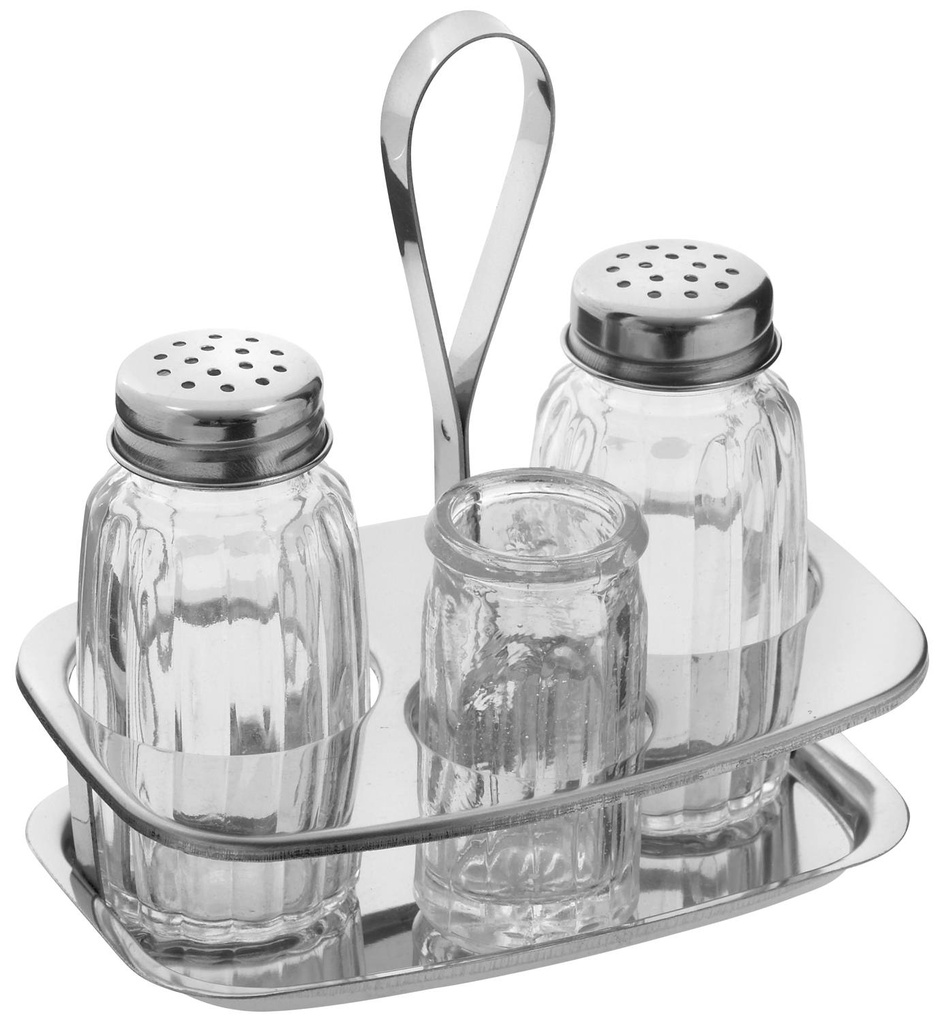 [6205] Menage Salz & Pfeffer & Zahnstocher