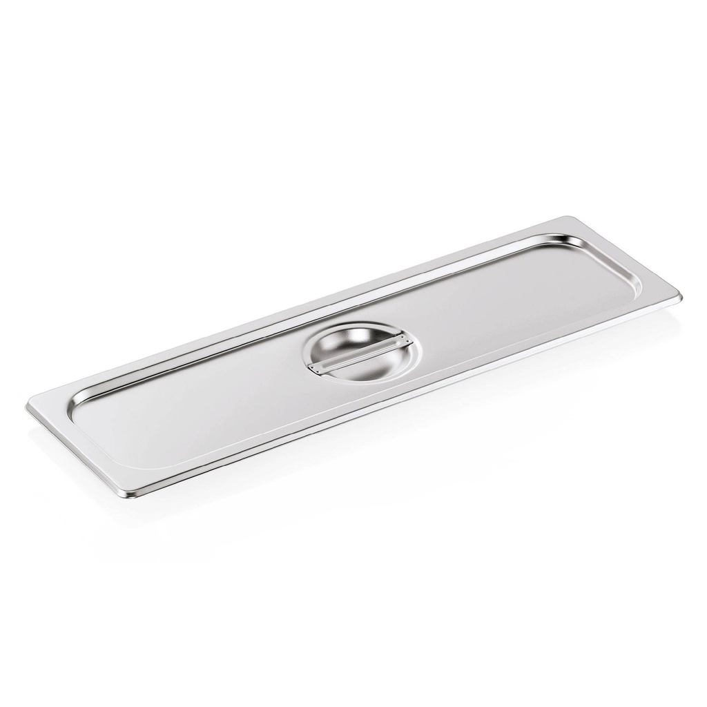 [4180] GN-Deckel aus Edelstahl, 530 x 162 mm