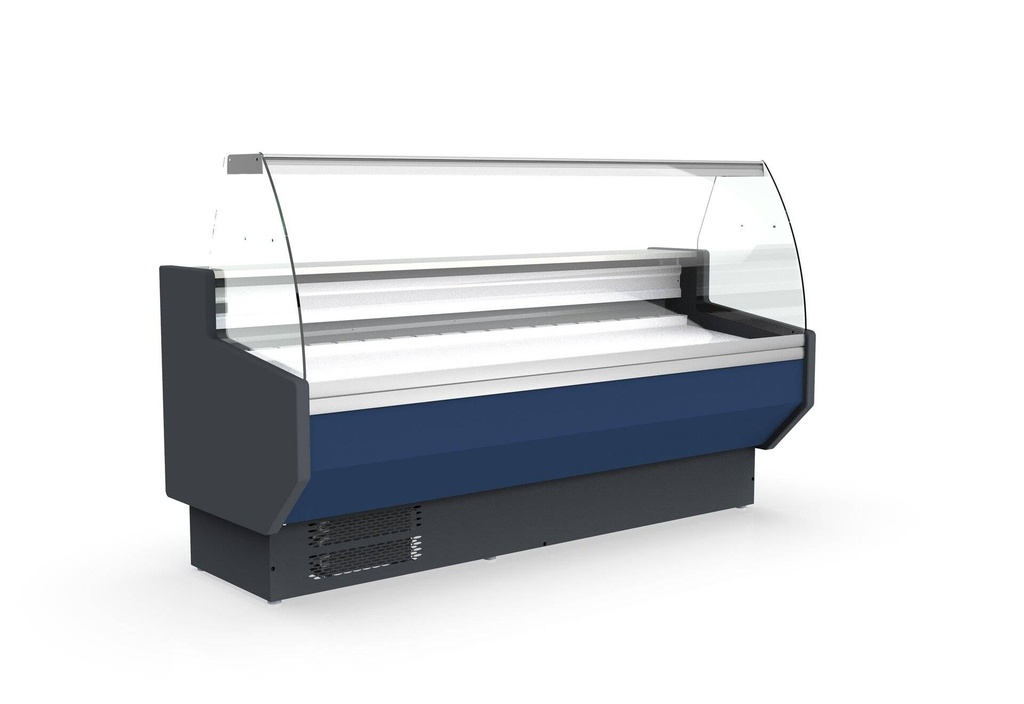 [KTR-PROFI250-1100] Kühltheke Profi 250 - Tiefe 1100 mm - rundes Frontglas