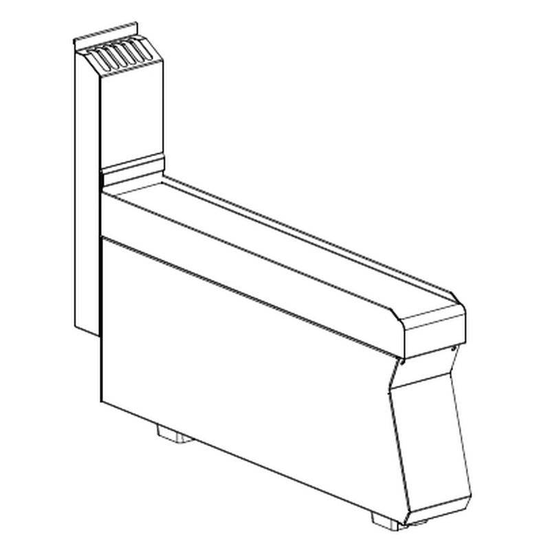 [10209308] KBS Neutralelement 100 mm breit ohne Schublade