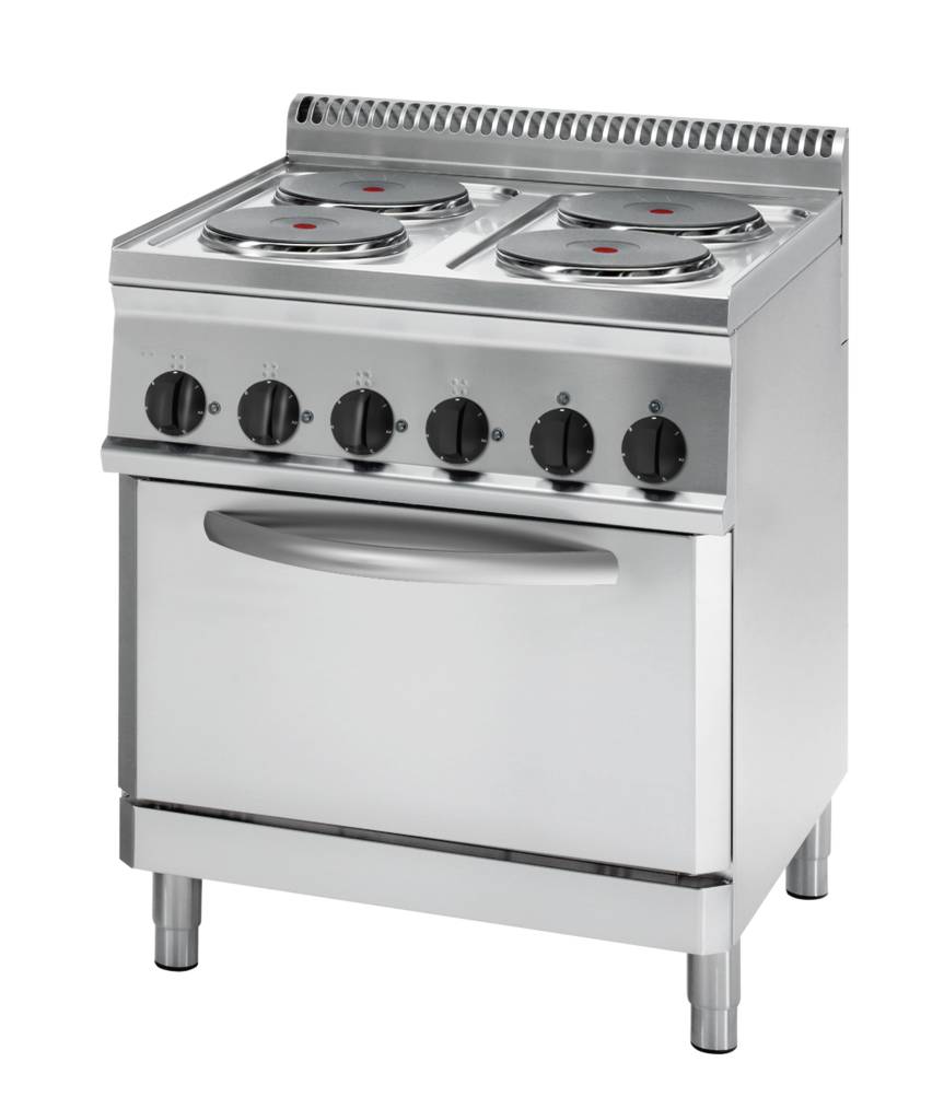 [10311013] KBS Elektro-Herd mit 4 Kochplatten und Umluftbackofen