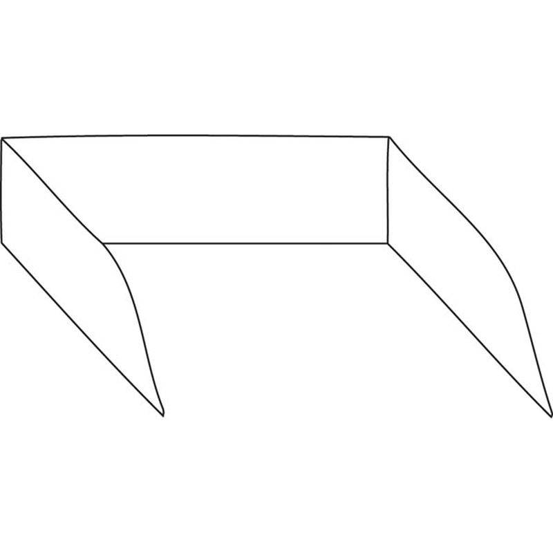 [10409312] KBS Spritzschutz für Grillplatten mit 120 cm Breite