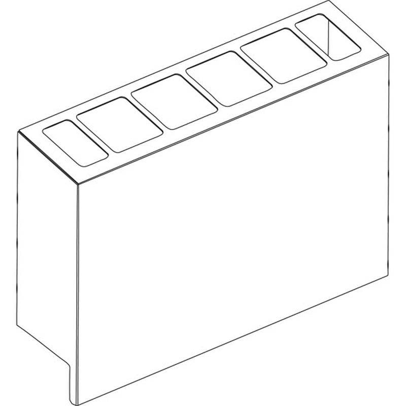 [10409324] KBS Fritteusen Kaminverlängerung 400mm