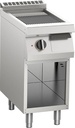 KBS Elektro-Grillplatte gerillt verchromt 5,4kW 1 Heizzone offener Unterbau