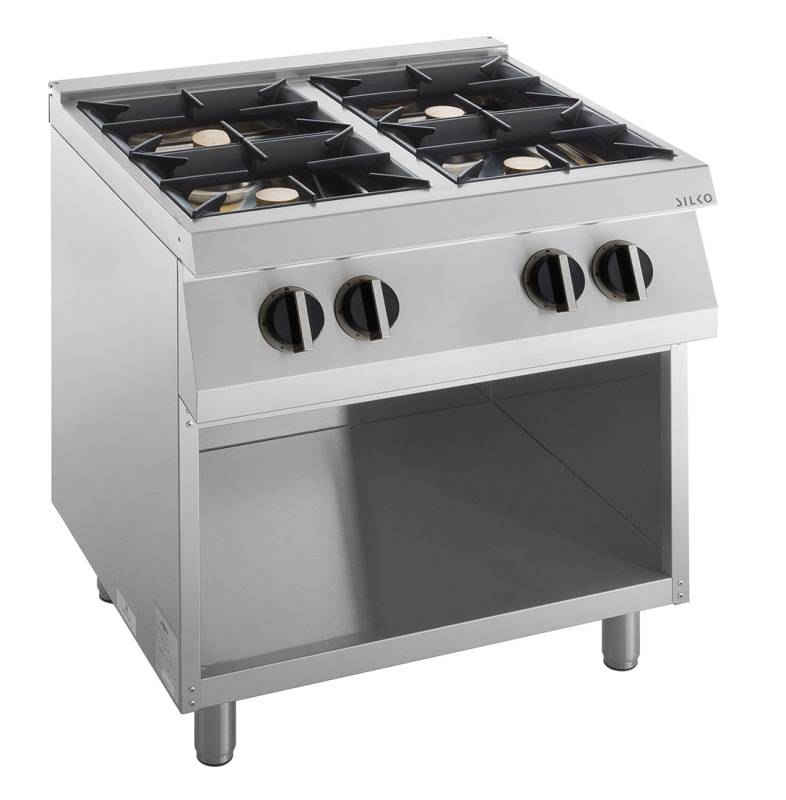 [10421403] KBS Gas-Herd 4 Brenner 24 kW offener Unterbau