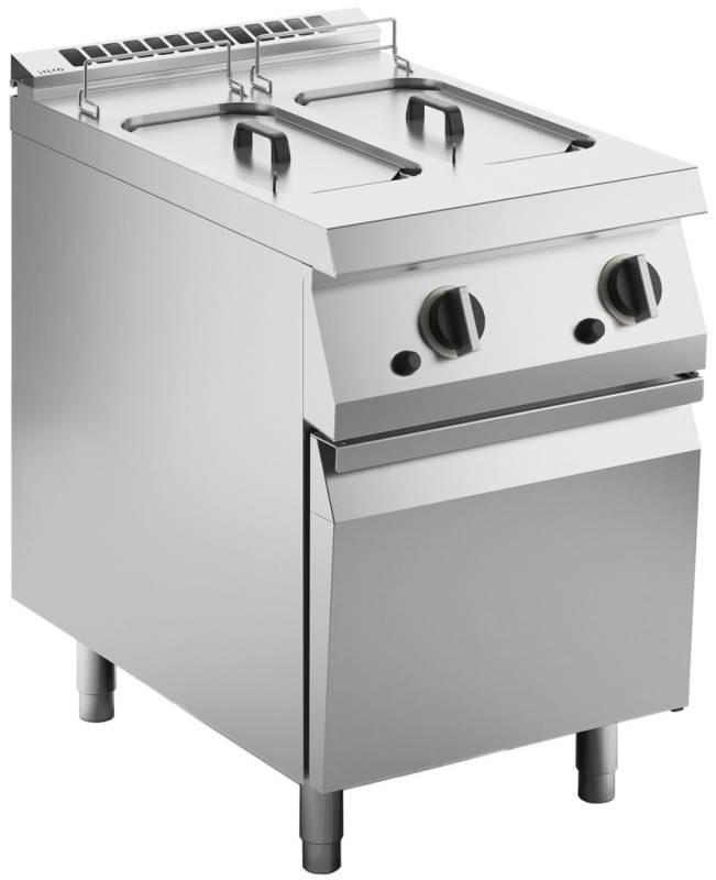 [10424404] KBS Gas-Fritteuse 2 Becken 10 L Standgerät 20kW