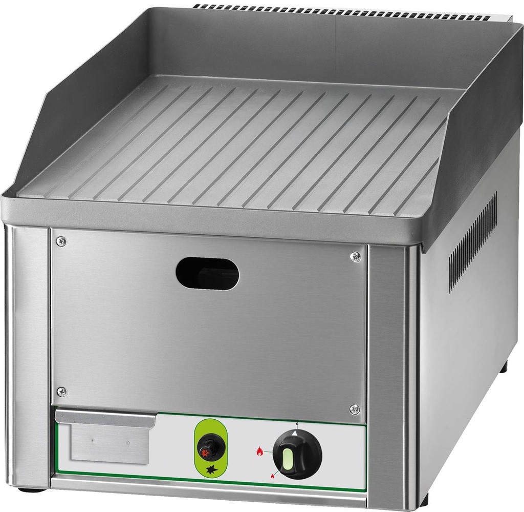 [10921017] KBS Gas-Grillplatte 1 Heizzone gerillt 4kW