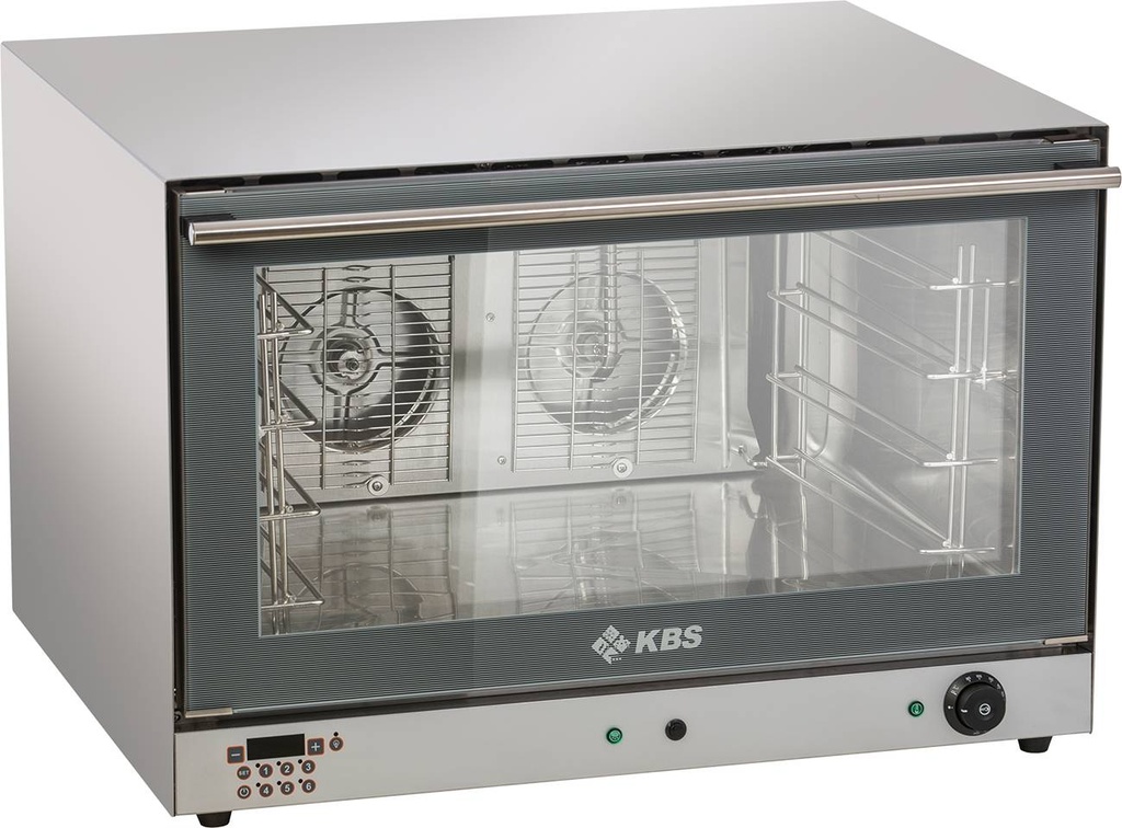 [11112011] KBS Heißluftofen Euronorm 6,4 kW mit manueller Beschwadung und digitaler Zeitanzeige