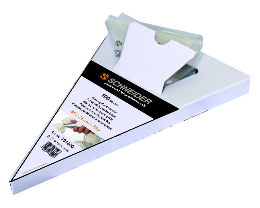 [391400] Einweg-Spritzbeutel aus PE, 350 x 240 mm