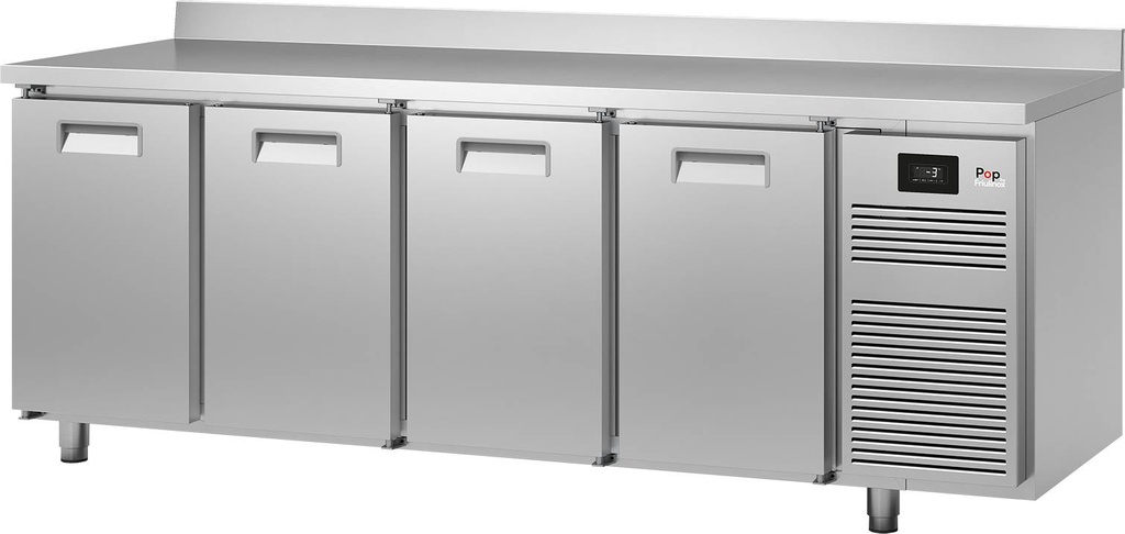 [162442] KBS Tiefkühltisch TKT 4420 M Serie POP mit Arbeitsplatte und Aufkantung