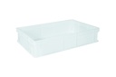 Teigwanne aus Polyethylen, 600 × 400 × 130 mm, weiß