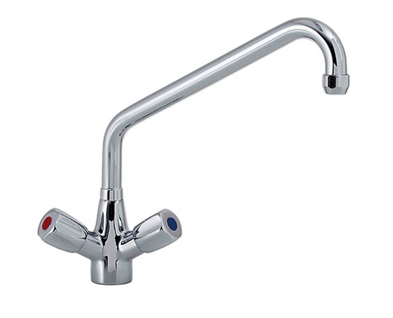 [20911018] KBS PREMIUM Knebel-Mischbatterie mit Schwenkhahn 1/2 Zoll Wasseranschluß