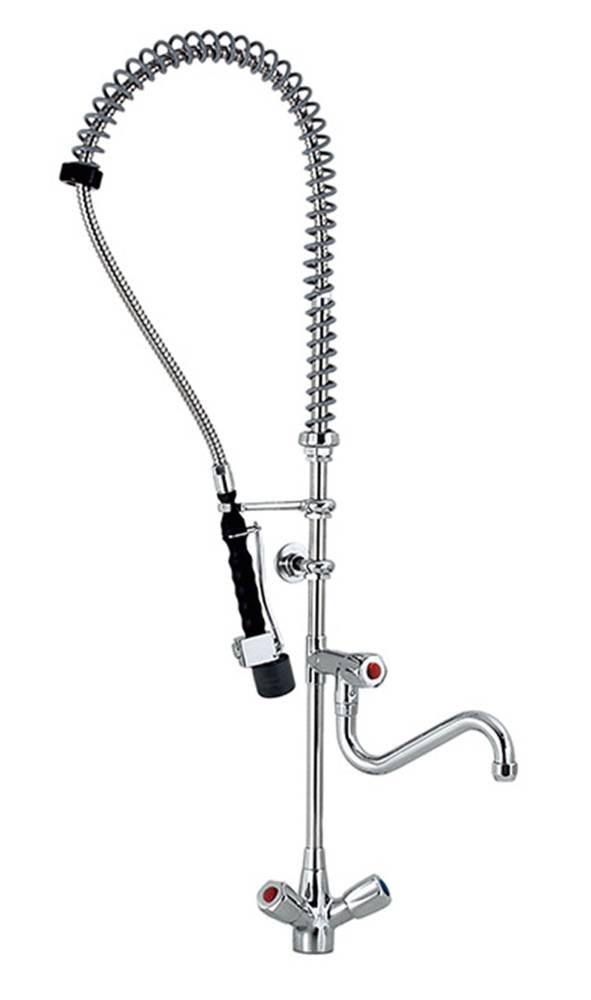 [20921039] KBS PREMIUM LEED Knebel-Geschirrwaschbrause mit Schwenkhahn und LOW-Flow Brause