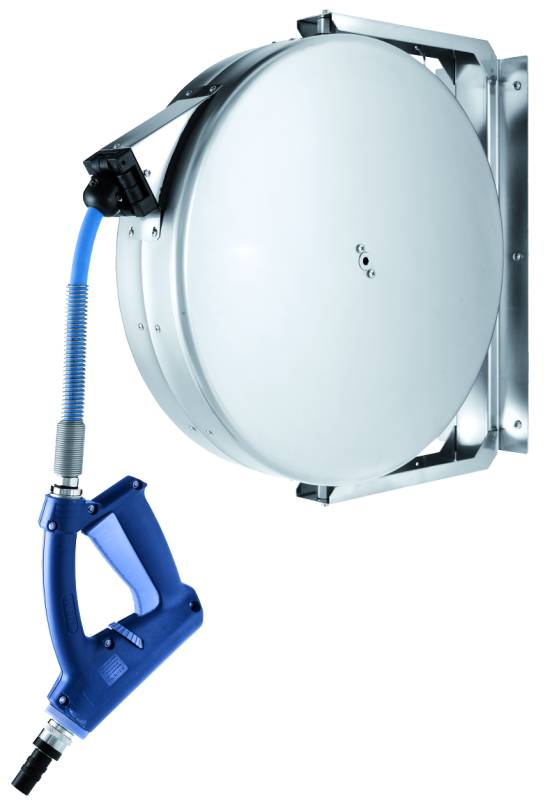 [20930018] KBS Schlauch-Brause mit 10 m Schlauch Schlauchaufroller,Sprühpistole