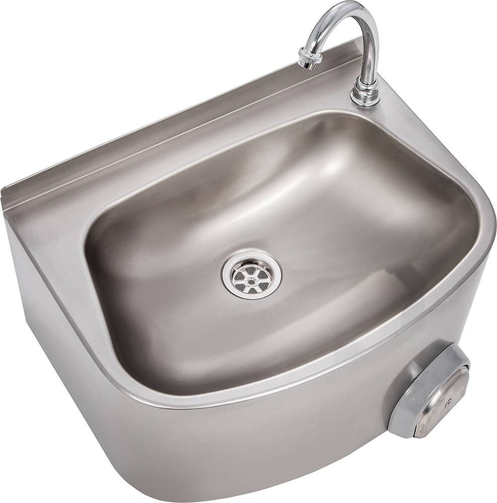 [21010011] KBS Handwaschbecken halbrunde Form BxTxH 48x35x22cm