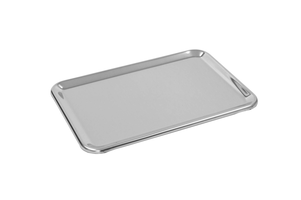 [154026] Auslage- / Serviertablett aus Edelstahl, 340 x 240 mm