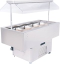 KBS Salatbar Isola 4M VT Inox