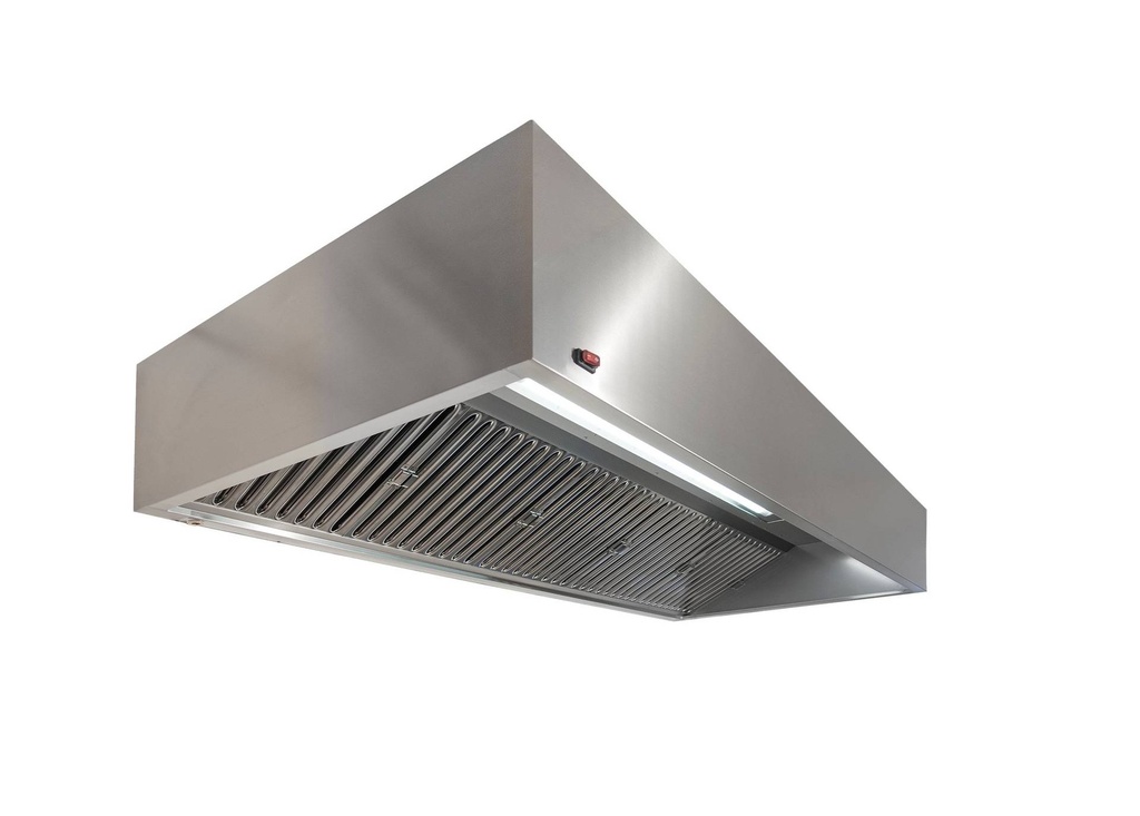 [30132041] KBS Wandhaube Kubusform 120x90cm Flammschutzfilter Typ F1