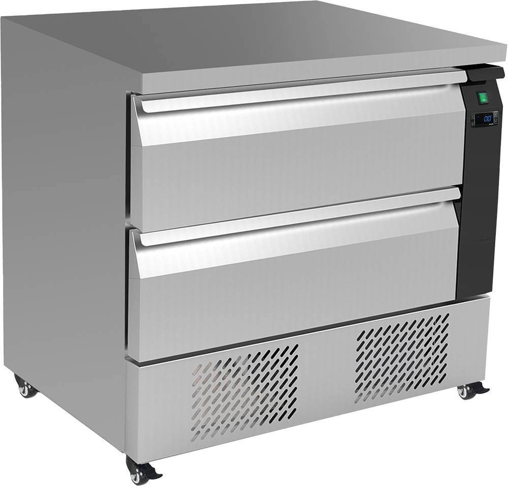 [343100] KBS Kühltisch SKT 100 mit 2 Schubladen