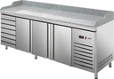 KBS Pizzakühltisch Pizza PKT 3007 3 Türen und 7 Teigschubladen