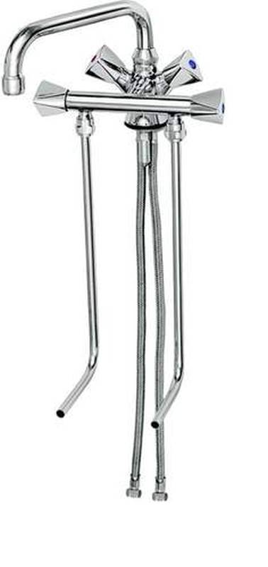 [496997] KBS Mischbatterie Hochdruck mit 2 Unterspülrohren