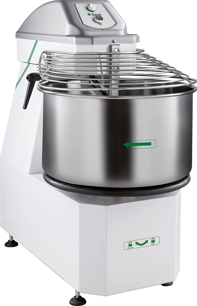 [50122013] KBS KMP38 Teigknetmaschine für 38kg Teig 400V Kessel entnehmbar